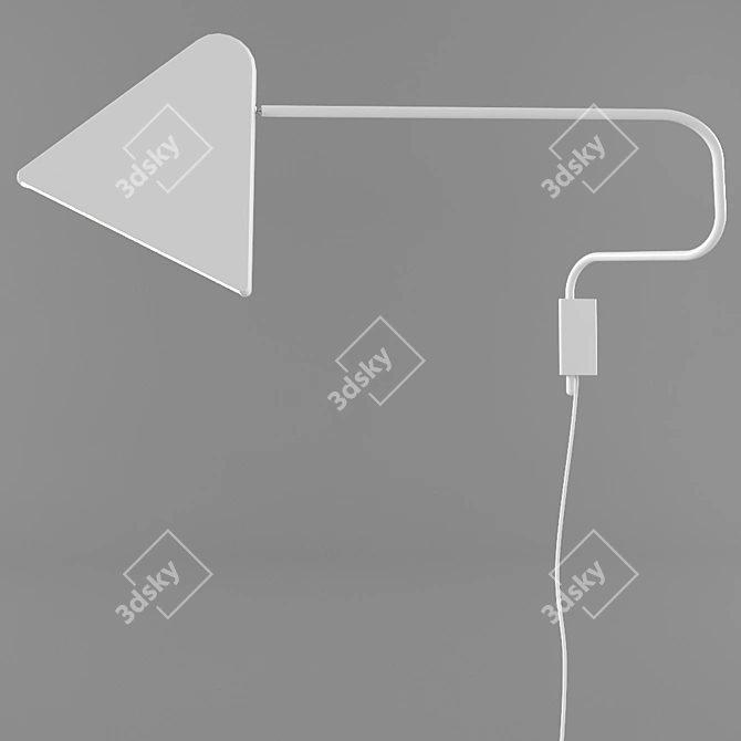 Illuminating Innovation: IKEA PS 2012 LED Wall Lamp 3D model image 2