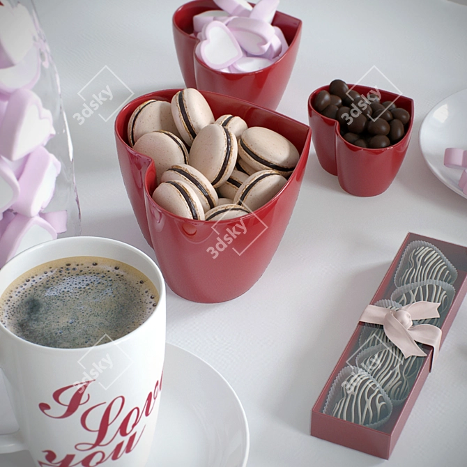 Valentine's Java Bliss Set 3D model image 3