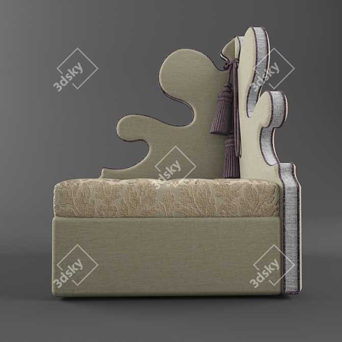 Luxury Belisaire Chair: Italian Elegance 3D model image 1