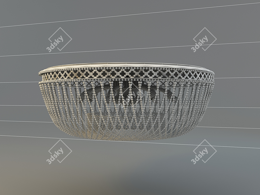 Elegant Faustig Chandelier 3D model image 2