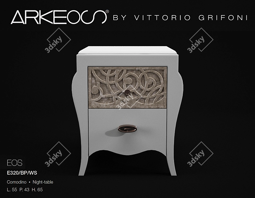 Arkeos E320 Nightstand 3D model image 1