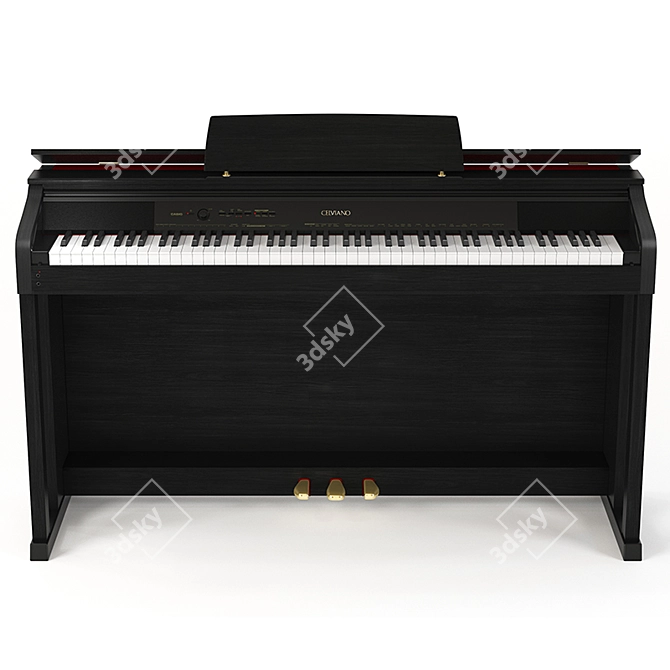 Celviano AP-460: High-quality Digital Piano 3D model image 1