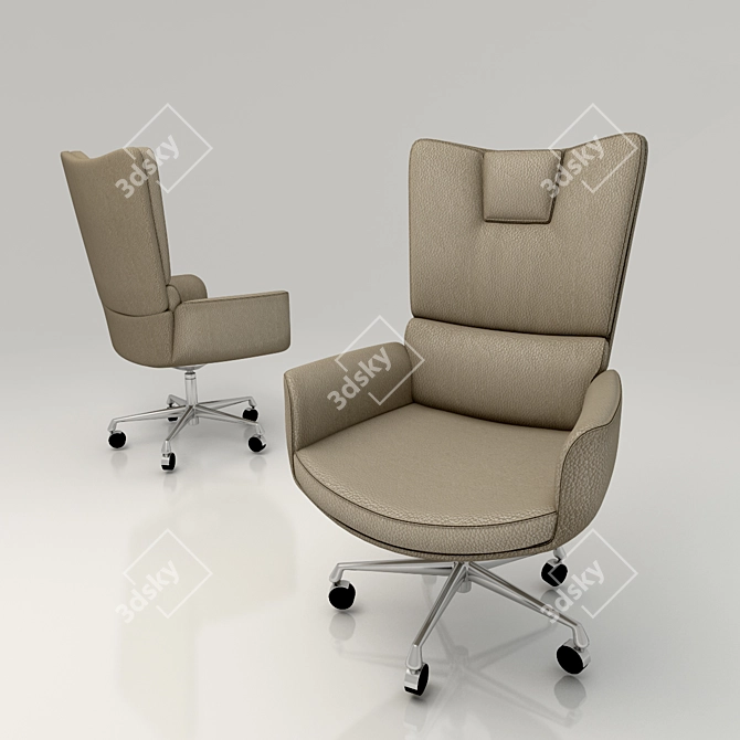 Luxury Executive Chair - Mascheroni Splendour 3D model image 1