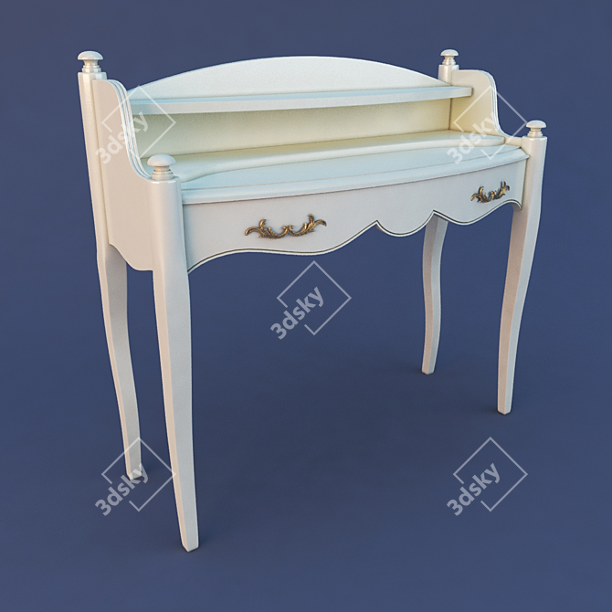 Elegant Vanity Table - VA 571B 3D model image 1