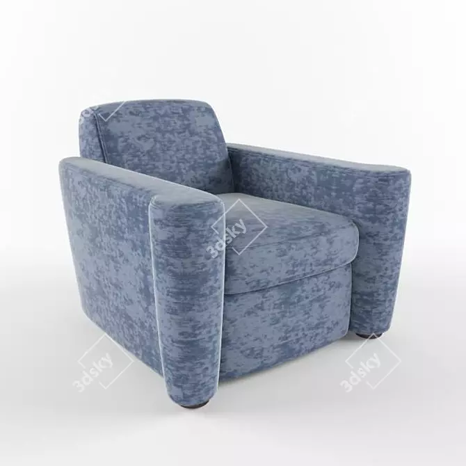 Brook Street Armchair: Luxury and Elegance 3D model image 1