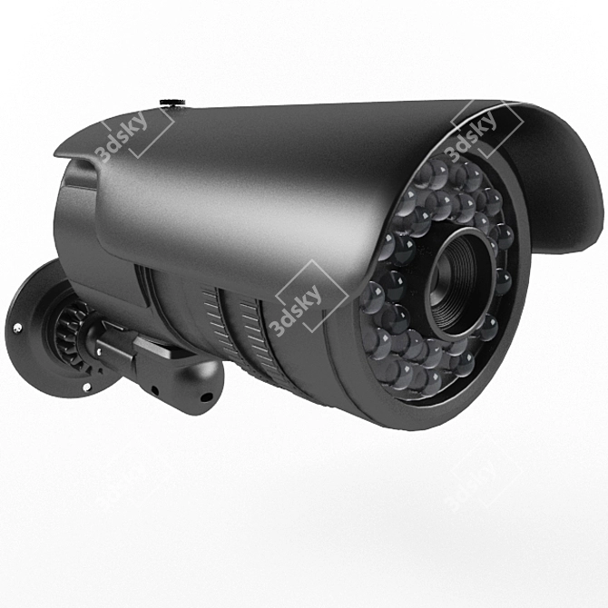 [Sleek HD Surveillance Camera] 3D model image 1