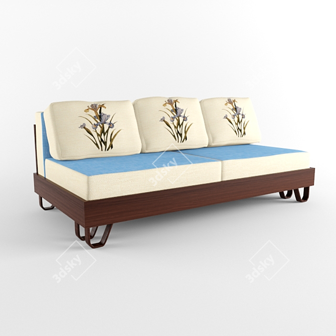 Convertible Chameleon Sofa Bed 3D model image 2