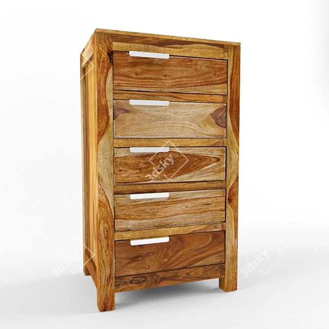 Authentico Dresser: A Timeless Masterpiece 3D model image 1