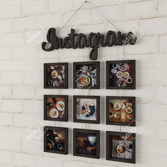 InstaFrame: Perfect for Instagram Pics 3D model image 2