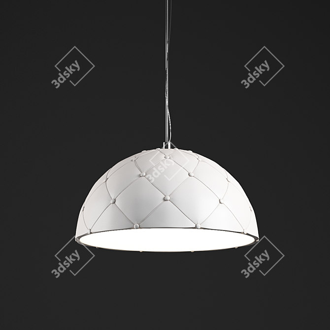 Elegant Plastic Chandelier Sofa 3D model image 1