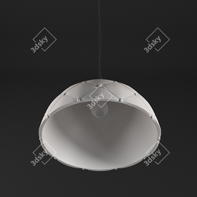 Elegant Plastic Chandelier Sofa 3D model image 2