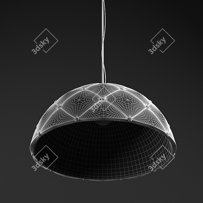 Elegant Plastic Chandelier Sofa 3D model image 3