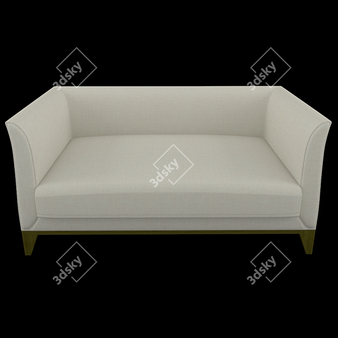 Modern 3-Seater Sofa 3D model image 2