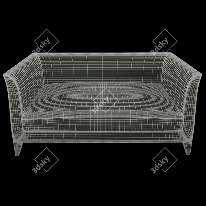 Modern 3-Seater Sofa 3D model image 3