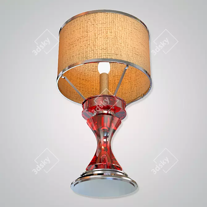 Elegant Ptima Floor Lamp 3D model image 3