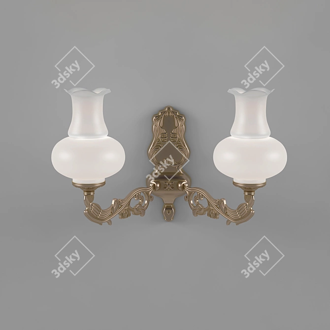 Vintage Soviet Sconces 3D model image 1