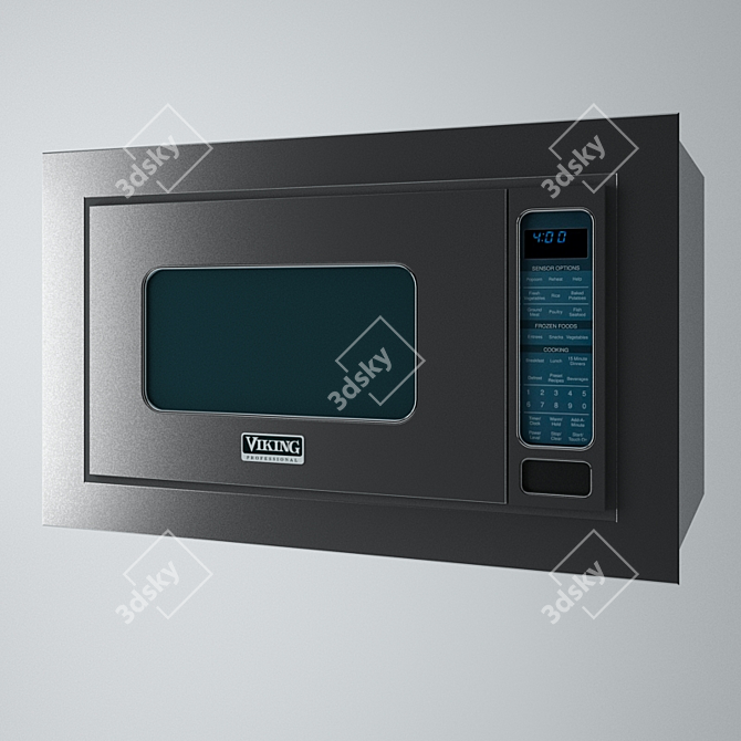 Compact Built-in Viking Microwave 3D model image 1