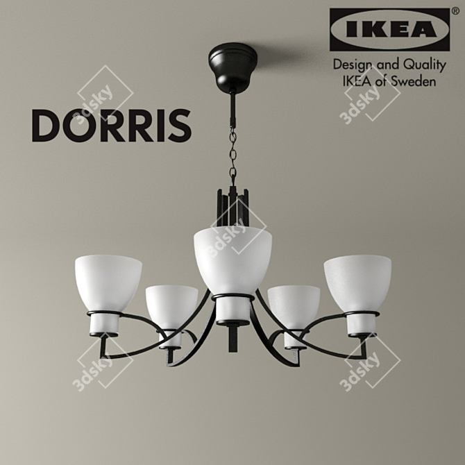 Dorris Suspension: 5 Shades of Light 3D model image 1