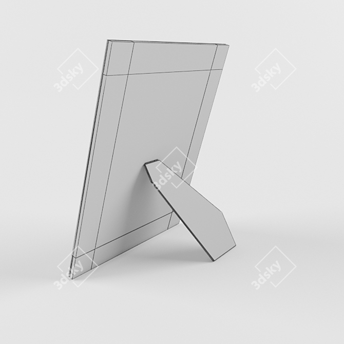 Ralph Lauren Silver-Plated Overlap Frame 3D model image 3