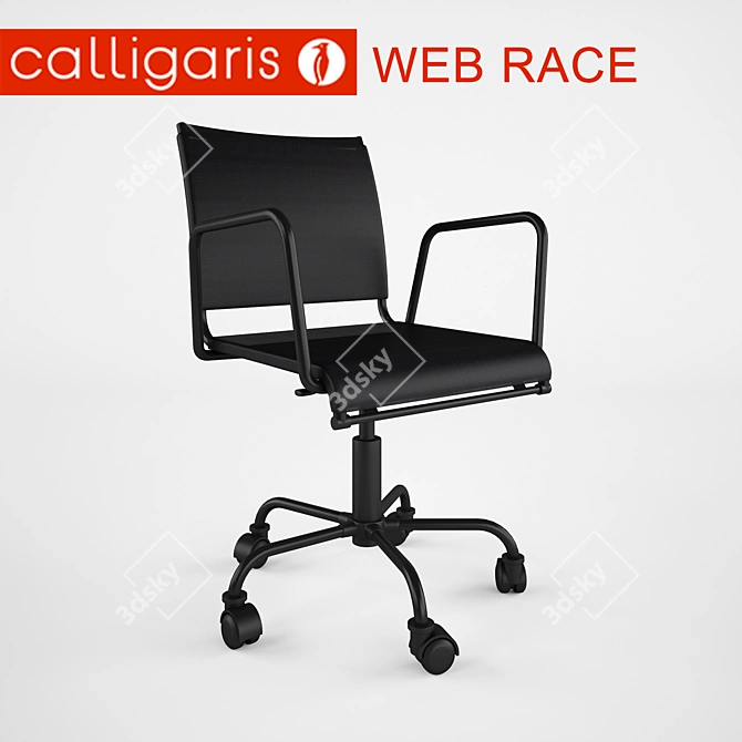 Ergonomic Web Race Working Chair 3D model image 1