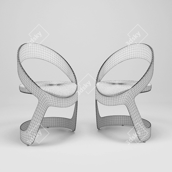 ErgoComfort Chair 3D model image 2