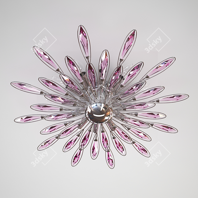 Title: Stilkronen Hartea HT72 Crystal Ceiling Chandelier 3D model image 1