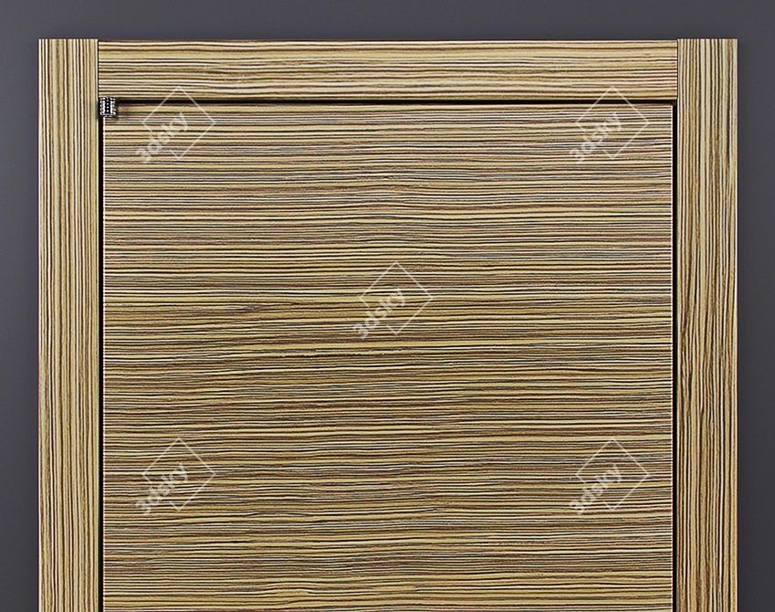 Elegant Barausse Doors 3D model image 2