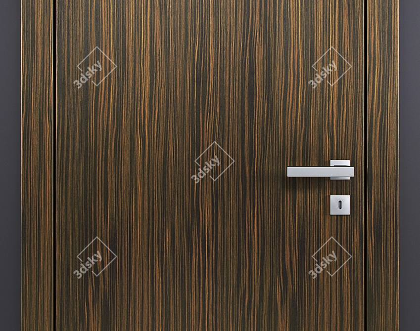 Elegant Barausse Doors 3D model image 3