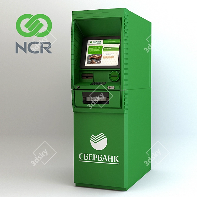 NCR SelfServ 6622 ATM 3D model image 1