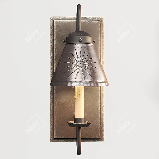 Crestwood Americana Sconce - Four Color Options 3D model image 1