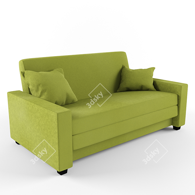 ComfortMax Sofa 3D model image 1