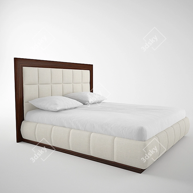 Luxury Dream Bed 3D model image 1