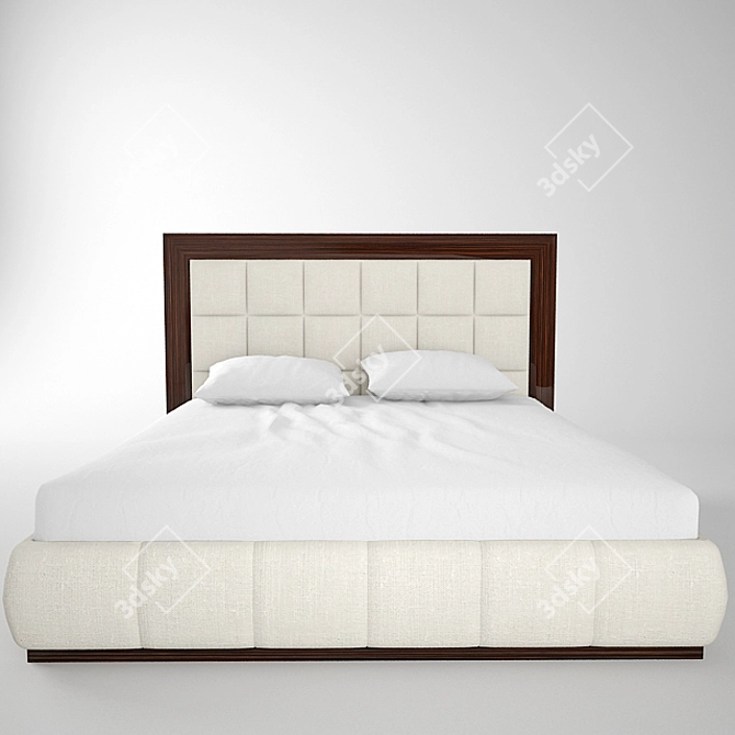 Luxury Dream Bed 3D model image 2