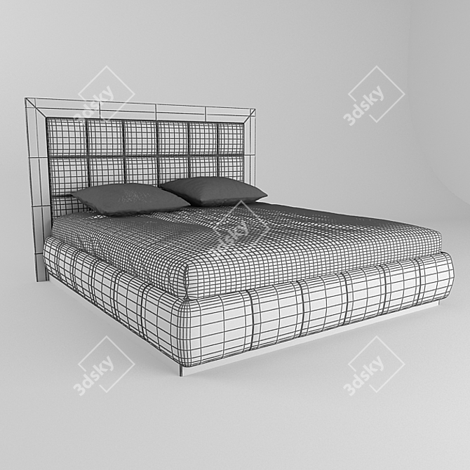 Luxury Dream Bed 3D model image 3