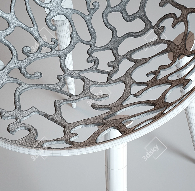 Delicate Driade Dining Chair 3D model image 2