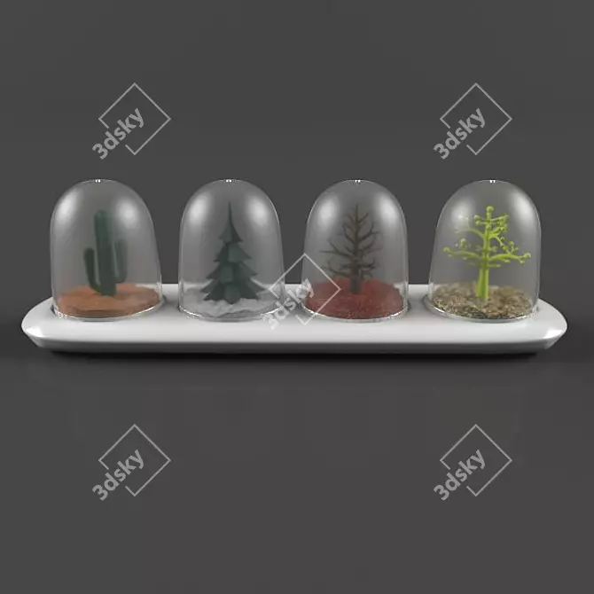 Elevate Your Kitchen: Qualy Seasoning Shaker 3D model image 2