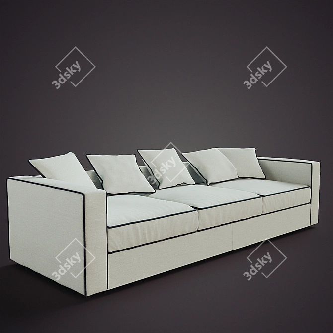 [Translated from Russian: Sofa Casamilano Pillopipe]

Elevate Your Comfort: Pillopipe Sofa 3D model image 1