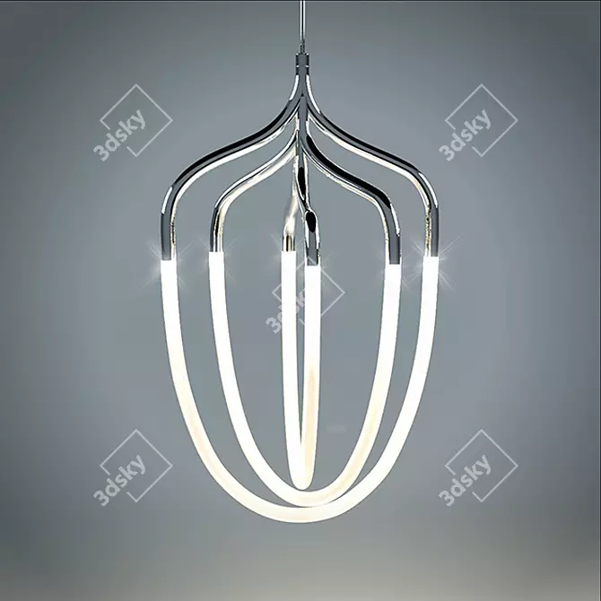 Elegant Hadron Lamp Tane 3D model image 2