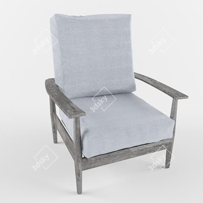 Scandi Kappi Chair: 75x87x88cm 3D model image 1