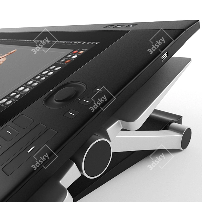 Ultimate Precision: Wacom Cintiq 24HD 3D model image 2