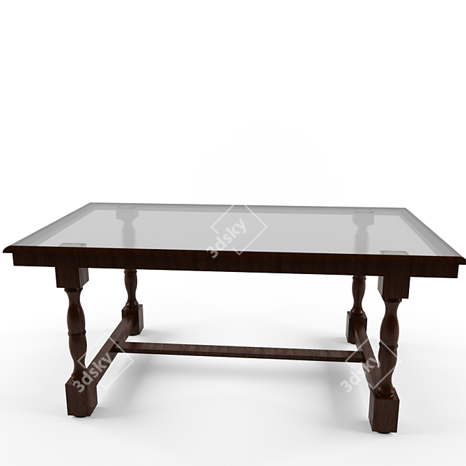 Contemporary Table 3D model image 3