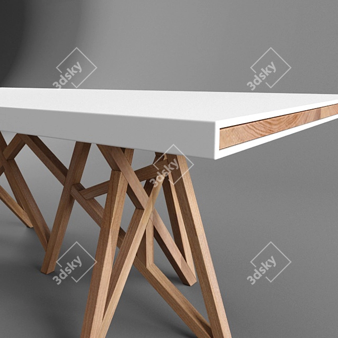 Elegant Designer Roche Bobois Sofa 3D model image 2