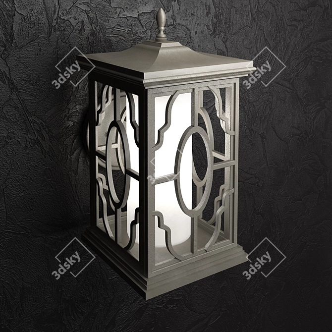 Outdoor Veranda Balcony Sconce 3D model image 1