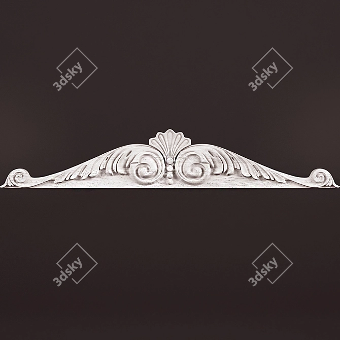 Classic Carved Decor: Elegant and Exquisite 3D model image 1