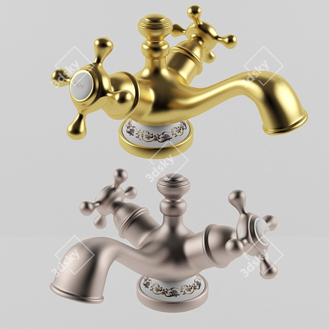 Gerhans Caissa 11001 - Elegant Basin Mixer 3D model image 3