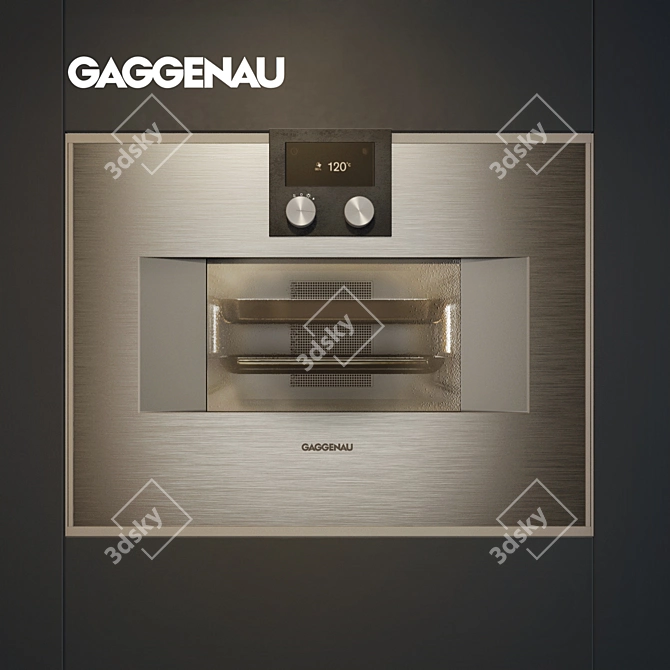 Gaggenau BO 470/471: Sleek & Sophisticated Oven 3D model image 1