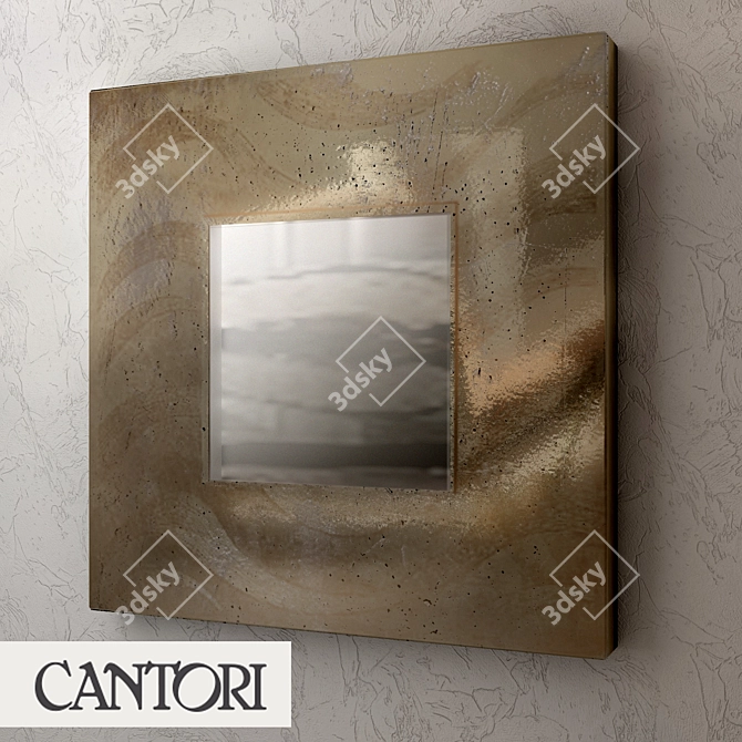 Exotic Elegance: CANTORI Africa Mirror 3D model image 1