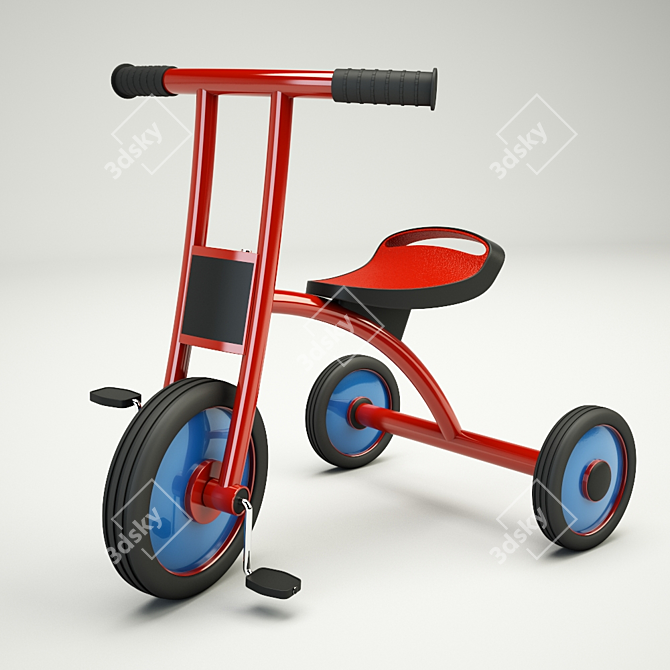 Three-Wheeled Bicycle: 3ds Max 2009 Vray 3D model image 1