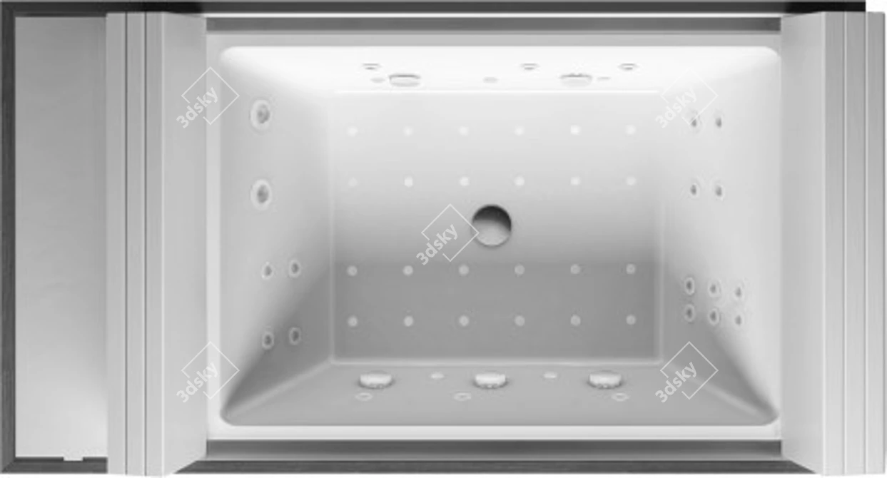 Sundeck Hydro Massage Bathtub 3D model image 3