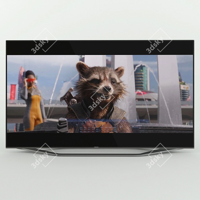 Premium 55" LG & Samsung TVs 3D model image 2